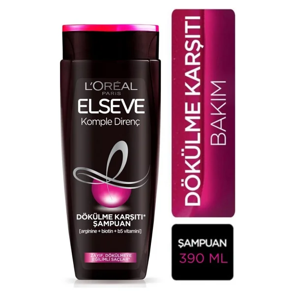 L'Oreal Paris Elseve Komple Direnç 390 ml Saç Dökülmesine Karşı Şampuan - Görsel 6