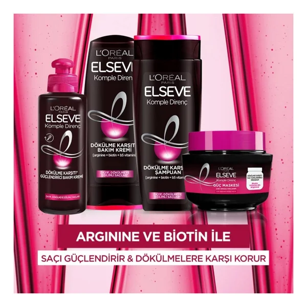 L'Oreal Paris Elseve Komple Direnç 390 ml Saç Dökülmesine Karşı Şampuan - Görsel 4