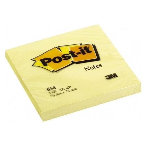 Post-It 654 76x76 mm 90 Yaprak Super Sticky Yapışkanlı Not Kağıdı - Görsel 2