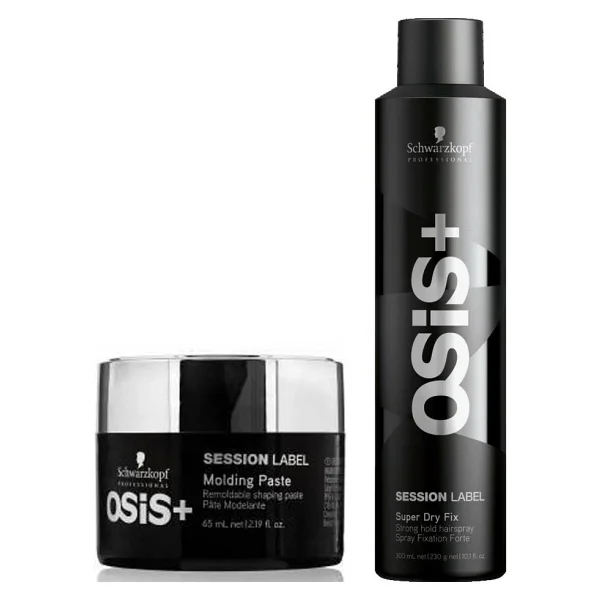 Osis Session Molding Paste Doğal Mat Wax+Güçlü Tutucu Sprey 300 ml - Görsel 2