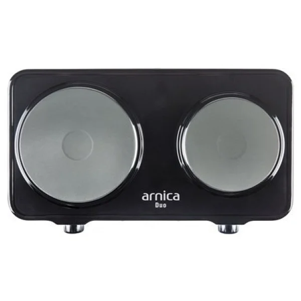 Arnica Duo GH25040 Siyah İkili Elektrikli Ocak - Görsel 3