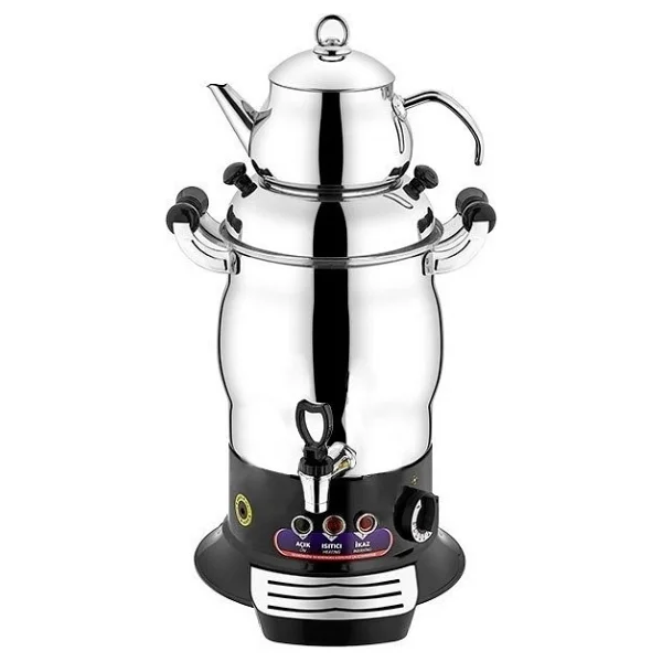Remta R25 Çift Demlikli Mini 40 Bardak 5 lt Semaver - Görsel 3