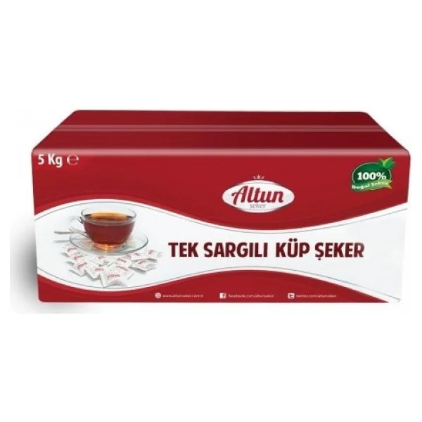 Altun Tek Sargılı Küp Şeker 5 kg - Görsel 2