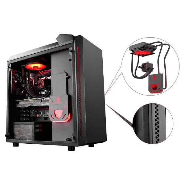 DeepCool Baronkase Liquid RGB Fanlı ATX Oyuncu Kasası - Görsel 4