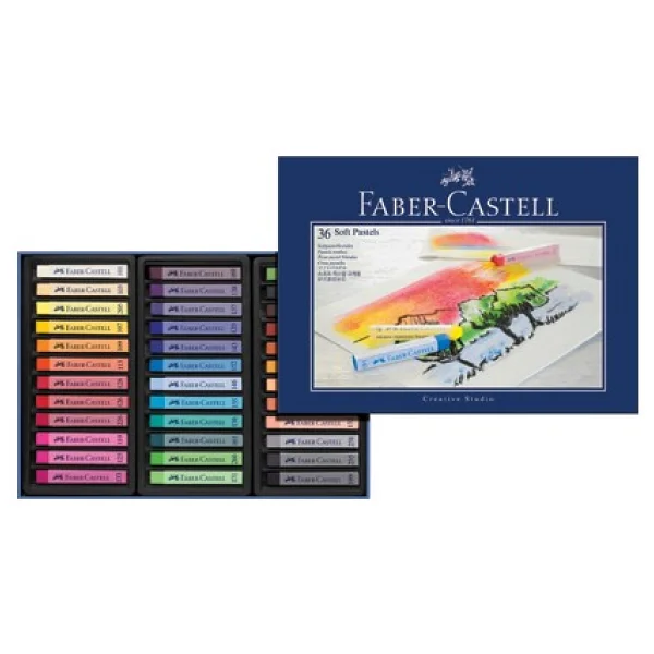 Faber-Castell Creative Studio Soft 36'lı Toz Pastel Boya - Görsel 2