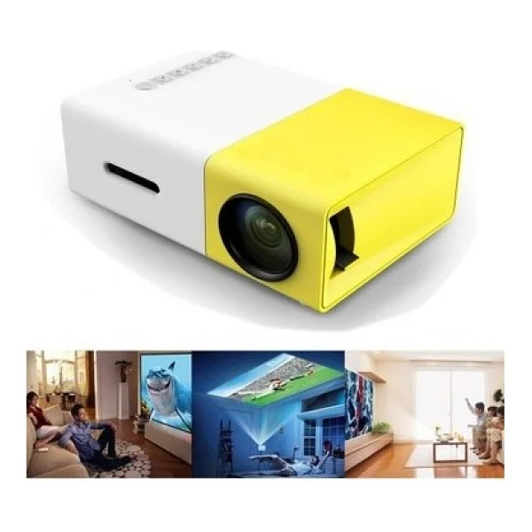 Bintech LED Mini HDMI + USB Projeksiyon Cihazı Ev Sineması - Görsel 3