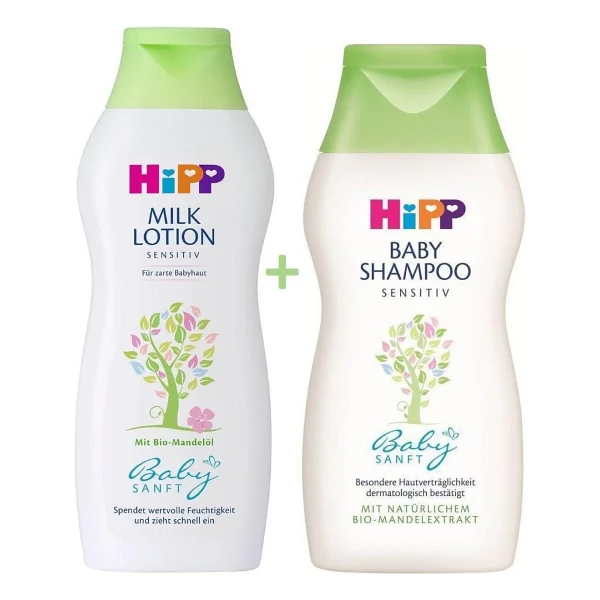 Hipp Babysanft Vücut Losyonu 350 Ml+Hipp Babysanft Bebek Şampuanı 200 ml - Renkli - Görsel 2