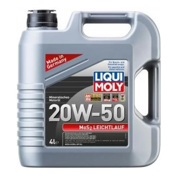 Liqui Moly Mos2 Leichtlauf 20W-50 4 lt Motor Yağı - Görsel 4