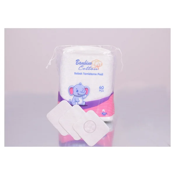 Bambino Bebe Temizlemepamuğu x 5 - Beyaz - Görsel 2