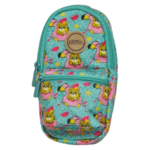 Kaukko K2324 Nature Junior Bag Tiger Flamingo Kalemlik - Görsel 2