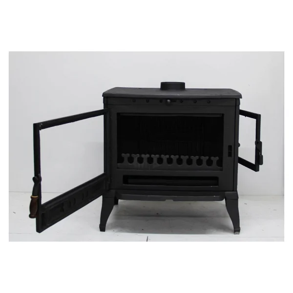 Dorello Mf120 Model Plazma Soba Döküm Soba Döküm Sobalar Yeni Nesil Soba 3 Tarafı Camlı Soba Fırınlı Soba - Görsel 6