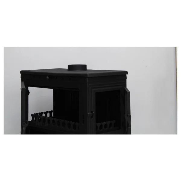 Dorello Mf120 Model Plazma Soba Döküm Soba Döküm Sobalar Yeni Nesil Soba 3 Tarafı Camlı Soba Fırınlı Soba - Görsel 2