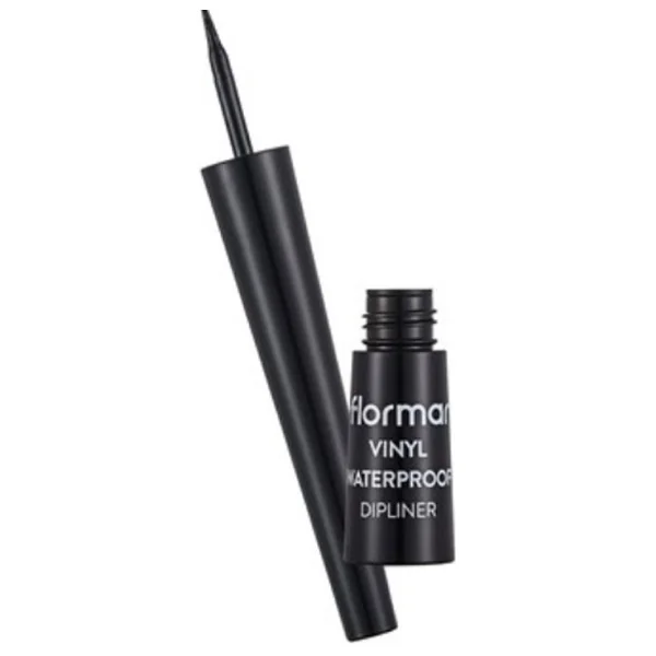 Flormar Vinyl Suya Dayanıklı Parlak Eyeliner 001 Black Yoğun Renk Veren Özelliklerle - Görsel 6