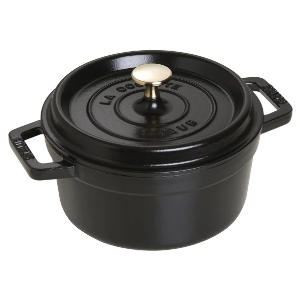 Staub La Cocotte Yuvarlak Siyah 20 cm Döküm Tencere - Görsel 2