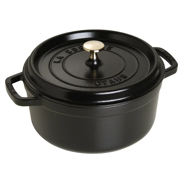 Staub La Cocotte Yuvarlak Siyah 24 cm Döküm Tencere - Görsel 4