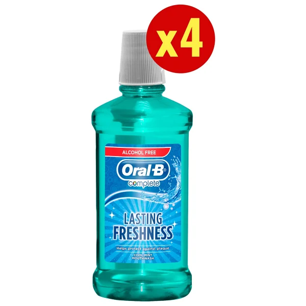 Oral-B Komple Bakım Alkolsüz 500 ml 4 Adet Gargara - Görsel 3