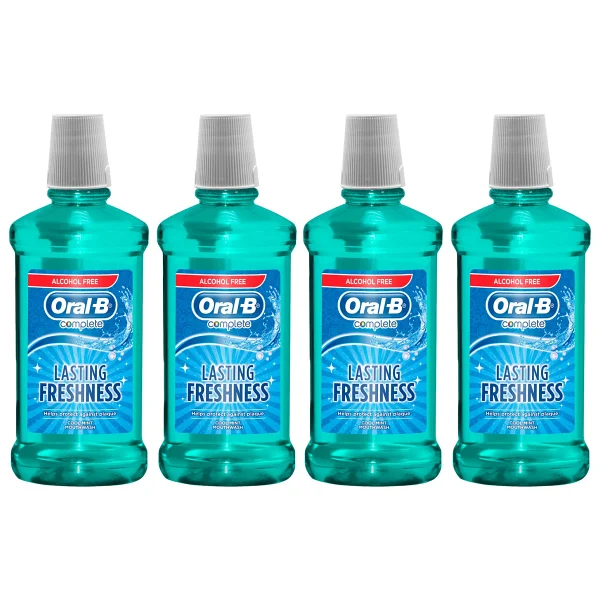 Oral-B Komple Bakım Alkolsüz 500 ml 4 Adet Gargara - Görsel 2
