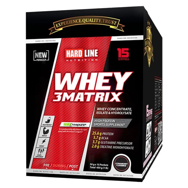Hardline Nutrition 3 Matrix 30 gr 15 Saşe Whey Protein Tozu - Görsel 6