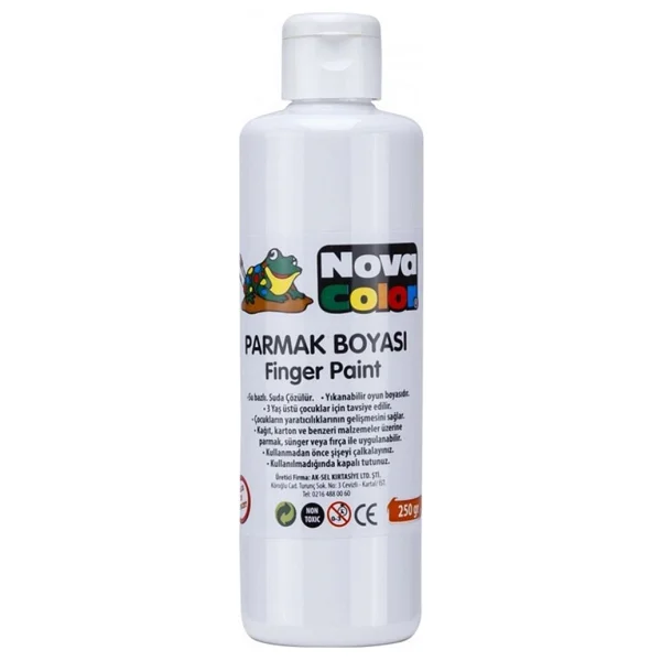 Nova Color 250 gr Beyaz Parmak Boyası - Görsel 2