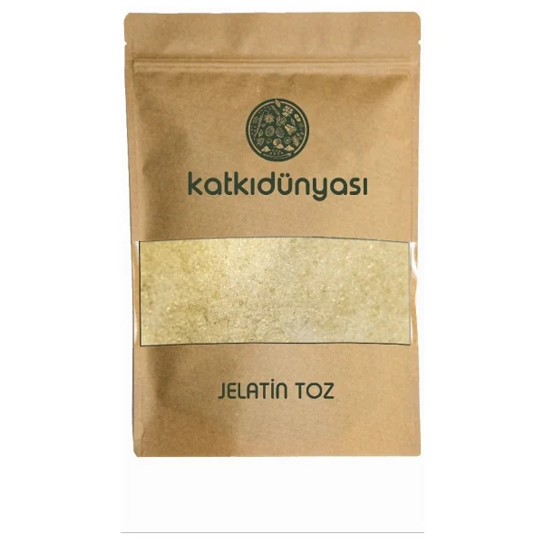 Katkı Dünyası Jelatin Toz 1 KG - Görsel 3