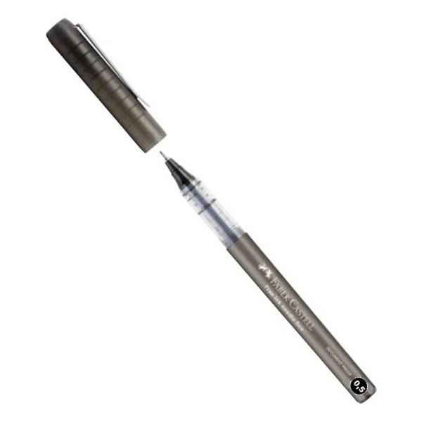 Faber-Castell Free Ink Needle 0.5 mm Mavi Roller Kalem - Görsel 3
