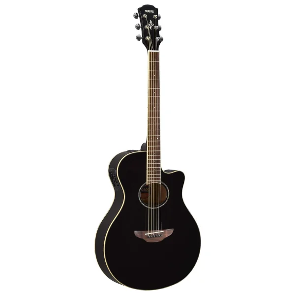 Yamaha APX600 Thin-Line Cutaway Black Elektro Akustik Gitar - Görsel 3