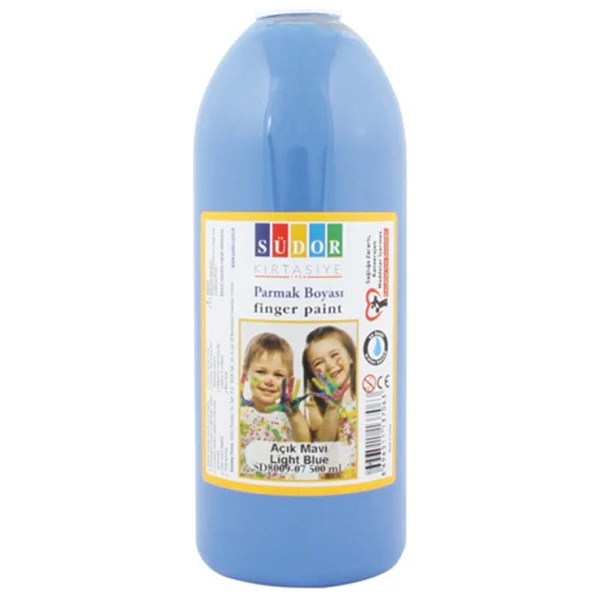 Südor 500 ml Parmak Boyası Açık Mavi - Görsel 3