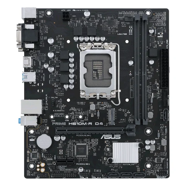 Asus Prime H610M-R D4 Intel LGA1700 DDR4 Micro ATX Anakart - Görsel 9