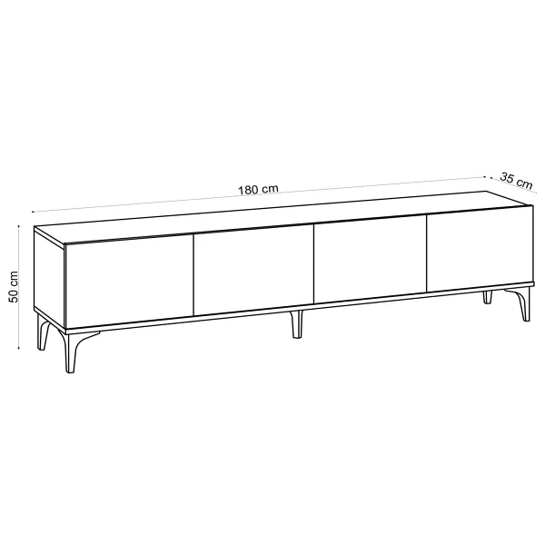 Decormet Nora TV Sehpası - Görsel 3