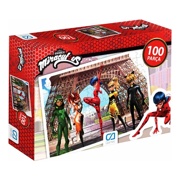 CA Games Miraculous Puzzle 100 Parça CA-5002 - Görsel 3
