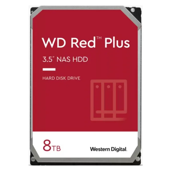 Western Digital Red Plus WD80EFZZ SATA 3.0 5640 RPM 3.5" 8 TB Harddisk - Görsel 2
