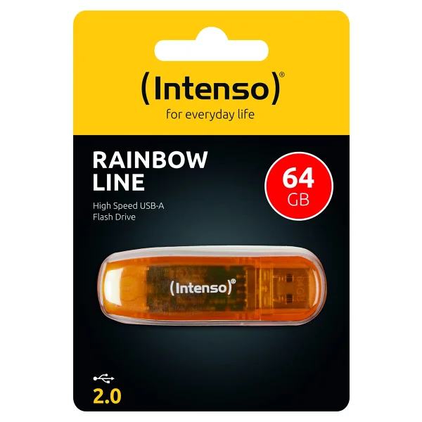 Intenso Rainbow Line 3502490 64 GB Flash Bellek - Görsel 3