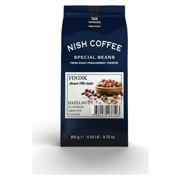Nish Fındık Aromalı Filtre Kahve 250 gr - Görsel 4
