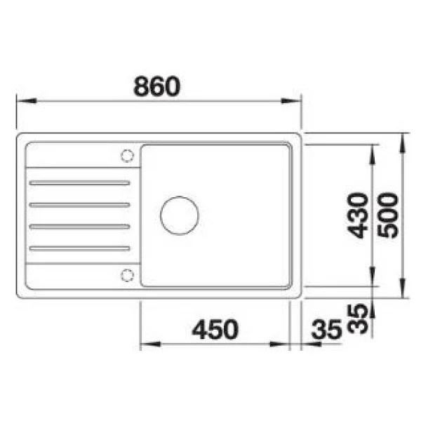 Blanco Legra XL 6S Beyaz Granit Eviye - Görsel 4