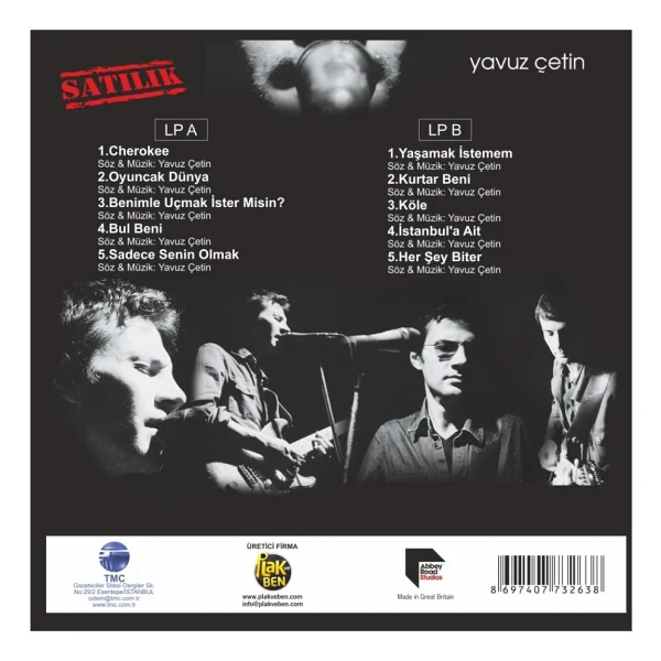 Yavuz Çetin - Satılık Plak - Görsel 2