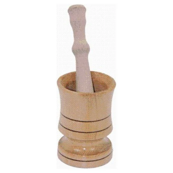 Pi İthalat Havan Bambu Ahşap Şimşir No.3 - Görsel 3