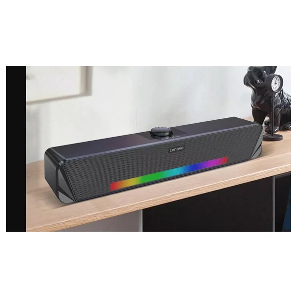 Lenovo Thinkplus Masaüstü Bluetooth Aux Soundbar Hoparlör Rgb Işıklı Ts33-B-Ambalaj Hasarlı (Sıfır Kondisyonda) - Görsel 3