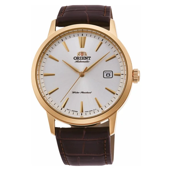 Orient Symphony RA-AC0F04S10B Deri Kordon Kahverengi-Gold Erkek Kol Saati - Görsel 4