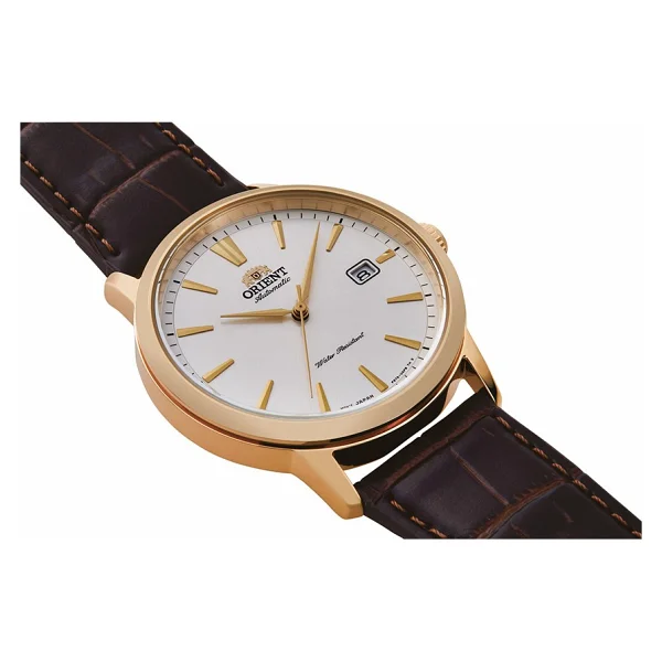 Orient Symphony RA-AC0F04S10B Deri Kordon Kahverengi-Gold Erkek Kol Saati - Görsel 2