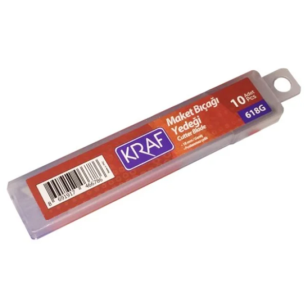 Kraf 618G Geniş Maket Bıçağı Yedeği - Görsel 2
