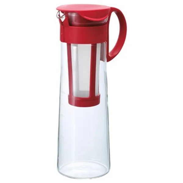 Hario Mizudashi Soğuk Kahve Demleme Sürahisi 1000 ml Kırmızı - Görsel 3
