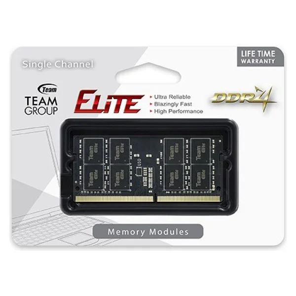 Team Elite 4 GB 2666 MHz DDR4 CL19 SODIMM TED44G2666C19-S01 RAM - Görsel 2