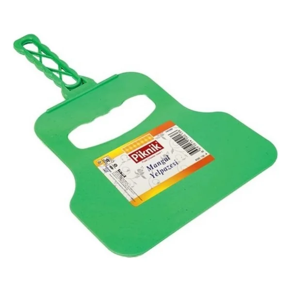 Ahşap Saplı Mangal Teli 25 Cmx40 cm + Mangal Maşası + Yelpaze - Görsel 4