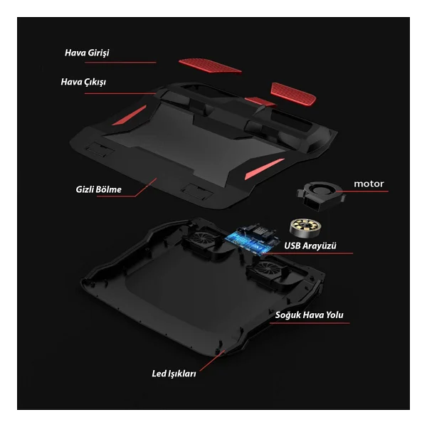 Daytona ST-812 Laptop Soğutucu - Görsel 3