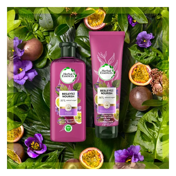 Herbal Essences Besleyici Çarkıfelek Çiçeği ve Pirinç Sütü 275 ml Saç Kremi - Görsel 2