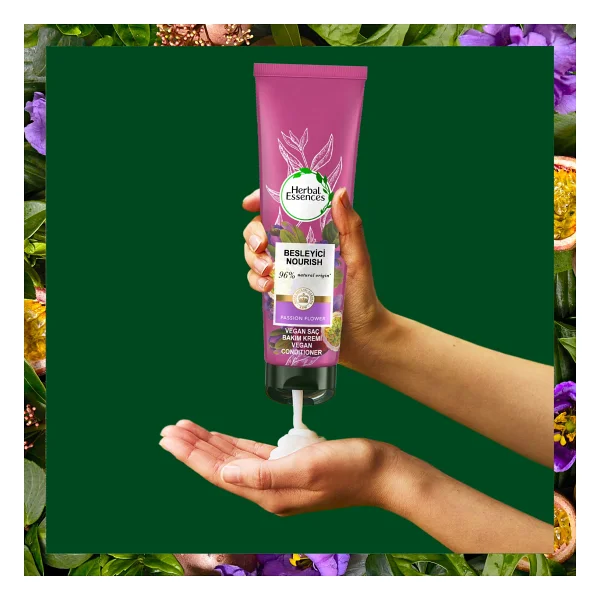Herbal Essences Besleyici Çarkıfelek Çiçeği ve Pirinç Sütü 275 ml Saç Kremi - Görsel 3