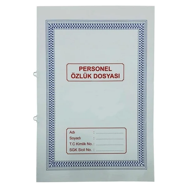 Gülpaş 225 Personel Özlük Dosyası 21 X 30 - 10 Adet - Görsel 2