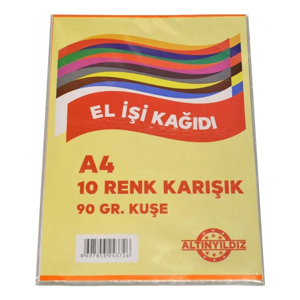 Altınyıldız Elişi Kağıdı A4 10'lu 243726 - Görsel 4