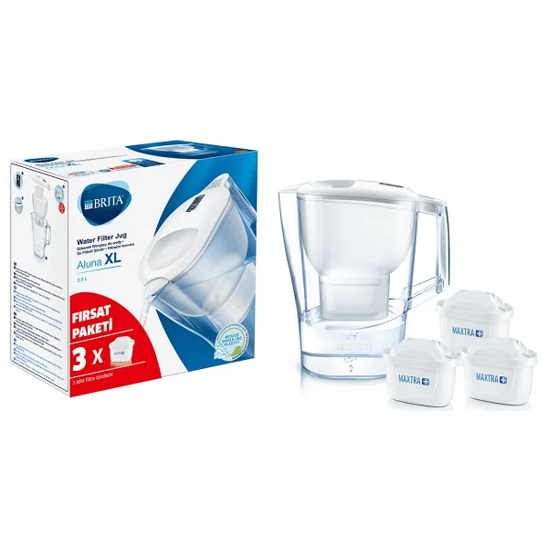 Brita Aluna XL 3.5 lt 3 Filtreli Su Arıtma Sürahisi - Görsel 2