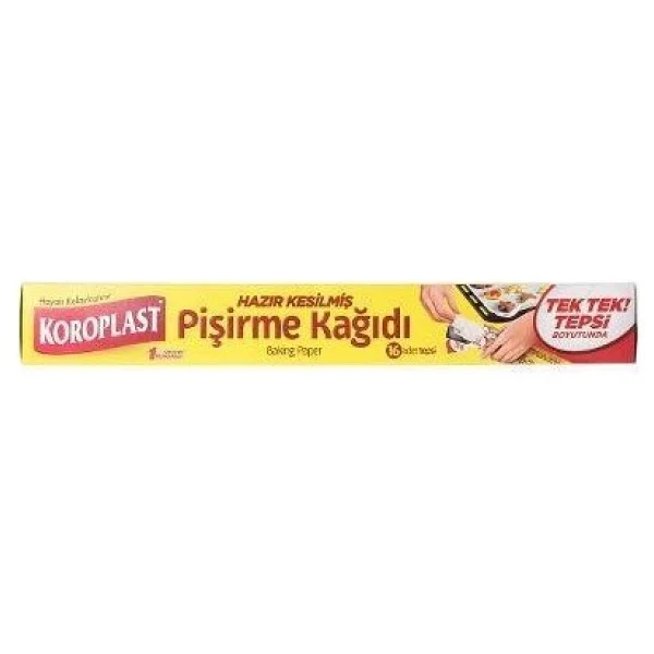 Koroplast 16'lı 24 Adet Hazır Kesilmiş Pişirme Kağıdı - Görsel 2